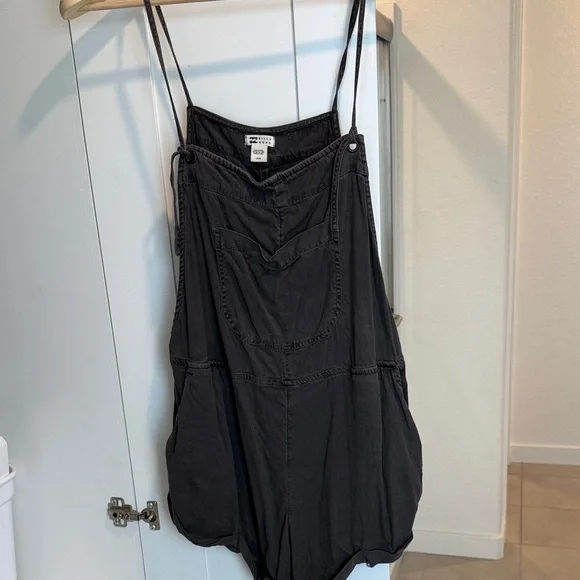 Billabong Denim black short romper - Picture 2 of 6
